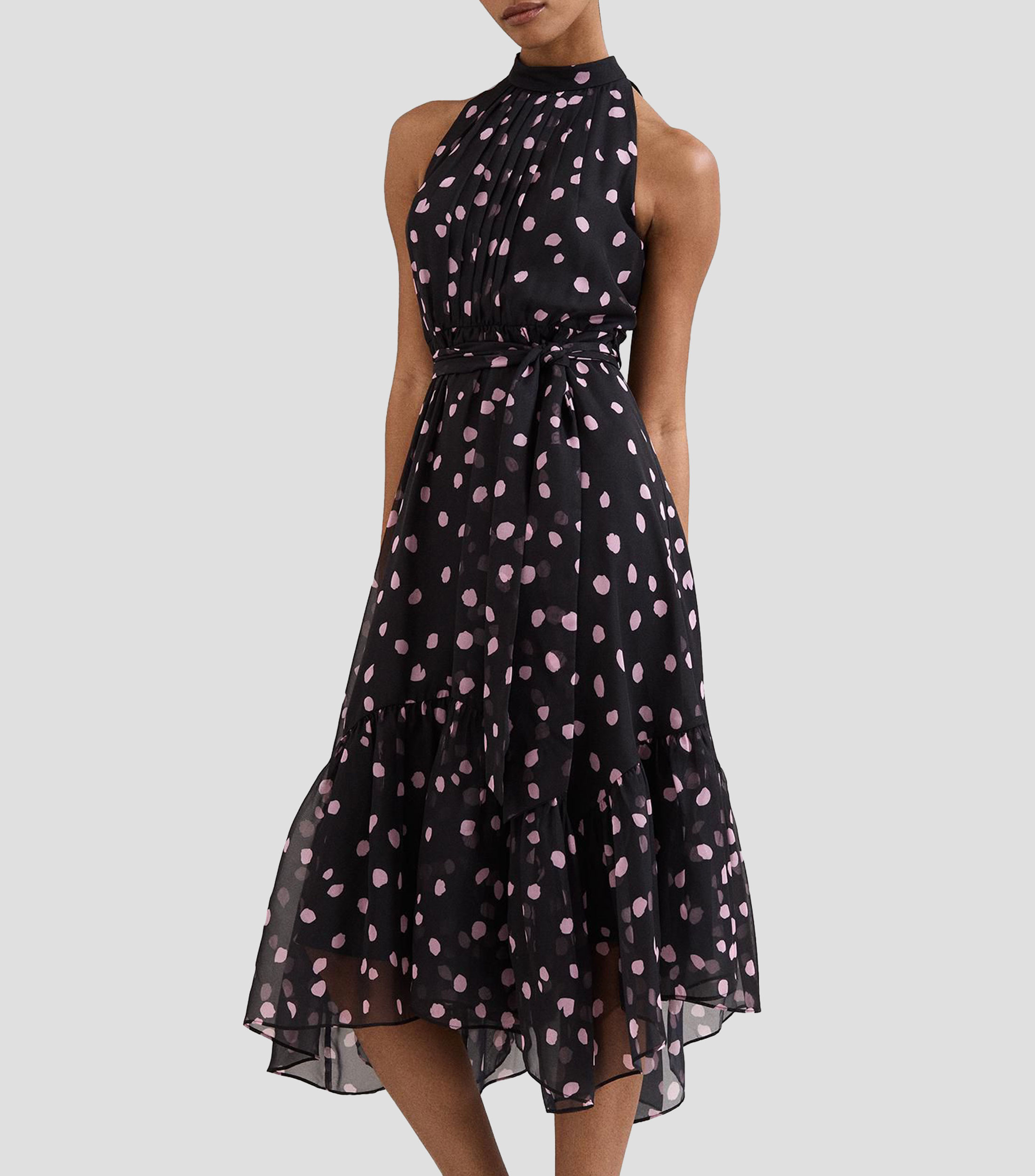 Vestido midi polkadots Lucinda Mujer